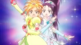 Cure Bright and Cure Windy Transformation - Futari Wa Pretty Cure Splash Star
