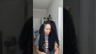 Mini Twists On Tailbone Length Natural Hair