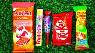 Chocolate Indulgence: Crinkling, Crunching & Satisfying Sounds with Albani Kit Kat and Chupa Chups!