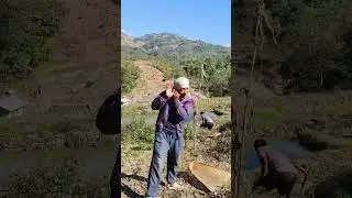 Fishing at kenüwong village My native bosti 