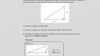 Sujet 0 DNB Pro Maths Corrig&eacute; - Brevet des coll&egrave;ges nouvelle version