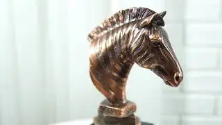Ebros Gift | Bronze Zebra Head Bust Figurine