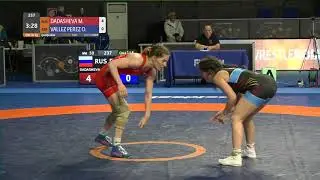 Qual. WW - 50 kg: M. DADASHEVA (RUS) v. O. VALLEZ PEREZ (ESP)