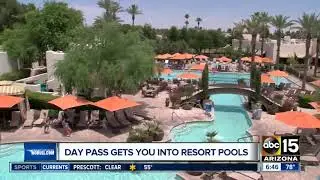 Buy a day pass to get into Arizona resort pools
