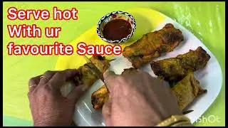 Palak aloo roll pakoda/palak masala pakoda roll/ palakura pakodi@KabitasKitchen @TarlaDalalsKitchen