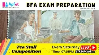 🔴Tea Stall Composition | BFA Exam Preparation | Live Class