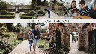 The Pavilion Tearoom - set in a restored 19th-century glasshouse at Stansted Park