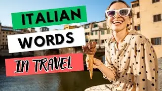 Italian vocabulary -  VACATION 🌞 Learn italian in 5 minutes ⏰ Italian words to travel 🔴⚪🟢