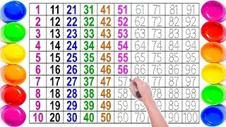 Counting Numbers 1 to 100 🔢 | Learn Numbers for Kids | Easy & Fun