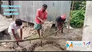 Water Hand pump installation-Jikra, West Bengal, on 15th May 2023- Pump No. 1
