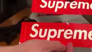Supreme week 1 drop unboxing Fall/Winter 2018