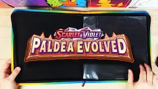 FINALLY starting my Paldea Evolved master set binder! (SV02)