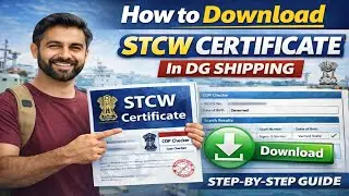 How To Download STCW 📄Certificate in DG Shipping ⚓ | STCW Certificate Download Kaise Kare | 2025 ✅