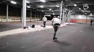 Scooter trick flat banger 360 bri flip/360 umbrella flat
