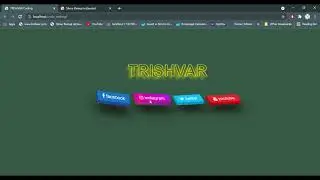 3D button with hover effect in pure html,css
