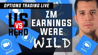 ZM Earnings Was Wild - Live Trading - Stock Market News Robinhood App Day Trading S&P Dow Nasdaq