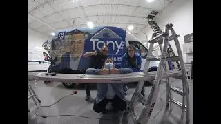 Creative Color - Tony Group - Ford Transit Vinyl Wrap - Find Your Missing Piece - Time-lapse