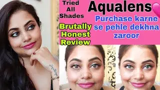 aqualens coloured contact lenses| brutally honest review| color contact lenses