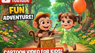 Naughty Monkey Dance Rhyme Fun Kids🐒