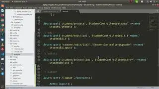Tutorial 12:Set dashboard after login and logout | Student management system Laravel