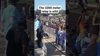 The 3200 meter relay is wild #trackandfield #running #shorts