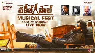 Vakeel Saab Musical Fest Live | Pawan Kalyan, Sriram Venu | KIET[W], Kakinada