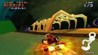CTR: Time Trial - Roo's Tubes - N. Oxide Ghost