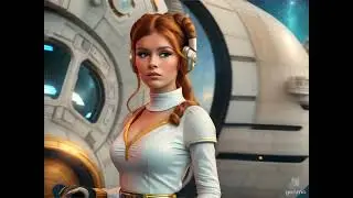AI Star Cosplay princess Leia