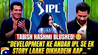 Tabish Hashmi Blushed!🥰 - Development ke andar IPL se ek story laake dikhadein aap&hellip; - Hasna Mana Hai
