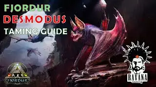 ARK HOW TO TAME A DESMODUS ON FJORDUR FOR REAL #Fjordhawk #fjordur #desmodus