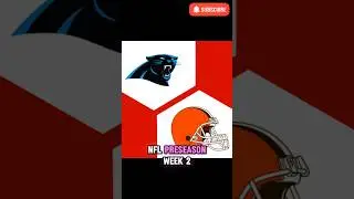 NFL Preseason week 2 Browns at Panthers. #usa #nfl #clevelandbrowns #carolinapanthers #2025