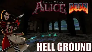 Walkthrough map WARP OF TIME - Alice: Toys of Madness - DOOM mod : Hell Ground WAD