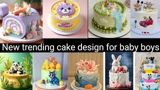🌈 Amezing Cake Design For Baby Boy/Baby Boy First Birthday Cake Ideas/ Birthday Cake Ideas Trends