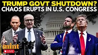 US Congress LIVE: Trump Govt Shutdown Showdown | Trump Targets Mass Firings in Escalating Standoff