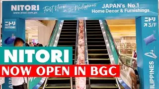 I Went to The FIRST NITORI Store in the Philippines! - Bonifacio Global City