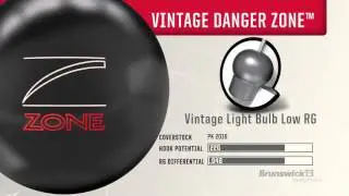 BowlersMart.com Presents The Brunswick Danger Zone Vintage Bowling Ball
