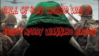 Call of Duty World War II Trolling Script kiddy Hacker Gets salty