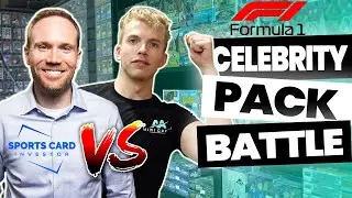 CELEBRITY PACK BATTLE WITH Sports Card Investor! (2021 Topps Chrome F1 & 2020 Donruss Optic NFL)