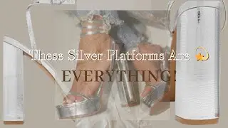 Unboxing Miss Lola Silver Platform Heels ✨ Stunning Style!