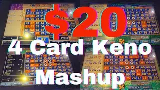 Playing $20 on Four Card Keno at M Resort and Casino - Henderson, NV