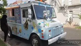 Lil'Catty and Mister Slushy The Newest light Blue Softee icecream truck