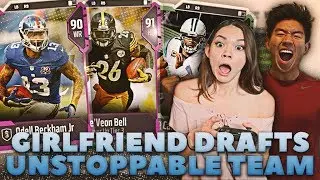 THE GIRLFRIEND DRAFT! UNSTOPPABLE TEAM! Madden 18 Draft Champions