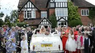 Wedding Car in Sussex with Confetti Cannons