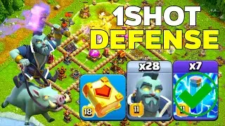 Unstoppable TH16 Zap Hog Wizard Crushing Legend League Attacks!