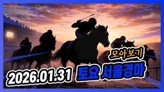 2026년 1월 31일 토요 서울경마 전체경주 모아보기