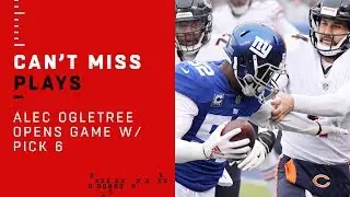 Alec Ogletree Opens Game w/ Pick 6 vs. Bears