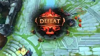 LOL PBE 2/26/2015 Update: End of Game Victory/Defeat New Animation