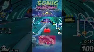 🥟 Close Finish! | First Look At Sonic Racing CrossWorlds | #shorts #gaming #sonicracingcrossworlds