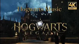 Relaxing Background Music | Walk from the Grounds to the Highest Point of Hogwarts Castle | 4K