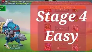 Lords mobile limited challenge bloodlust stage 4 |Limited challenge Grim Wolf Stage 4